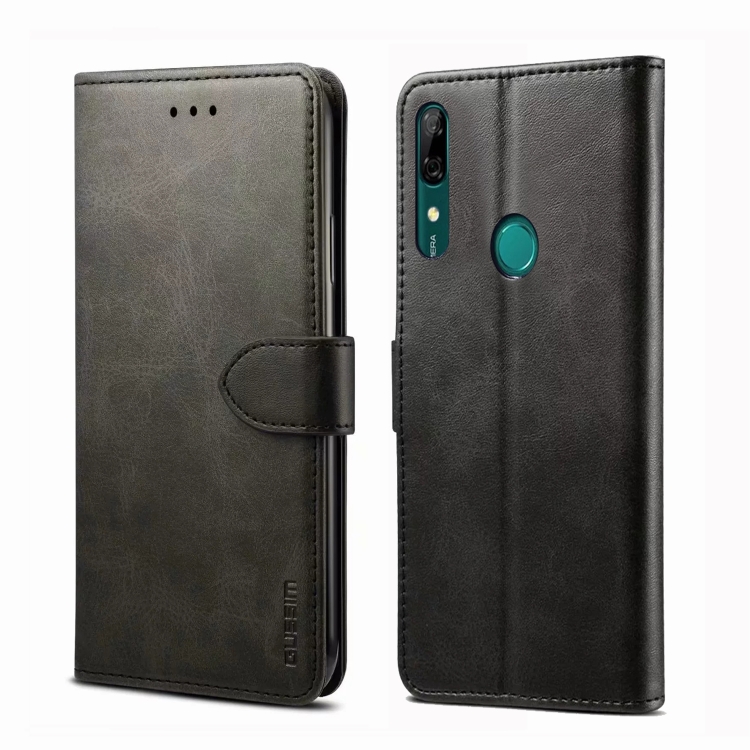 

For Huawei P Smart Z GUSSIM Business Style Horizontal Flip Leather Case with Holder & Card Slots & Wallet(Black)