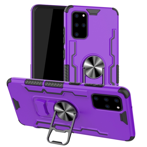 

For Galaxy S20 Plus Shockproof PC + TPU Protective Case with Beer Opener & Car Holder(Purple)