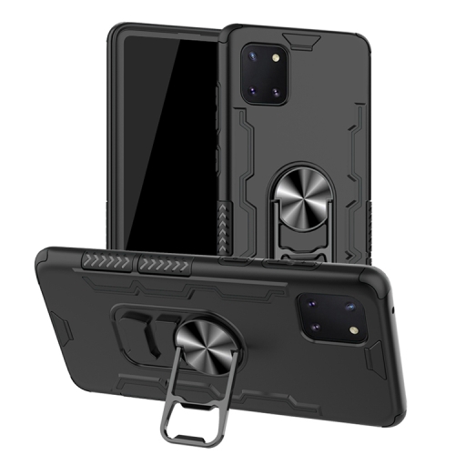 

For Galaxy A81/ M60s/ Note 10 Lite Shockproof PC + TPU Protective Case with Beer Opener & Car Holder(Black)