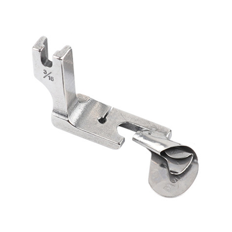 

Sewing Machine Rolls Cloth Edge Presser Foot Silk Chiffon Skirt Hem Curled Pull Tube, Style:3/16(0.5CM)
