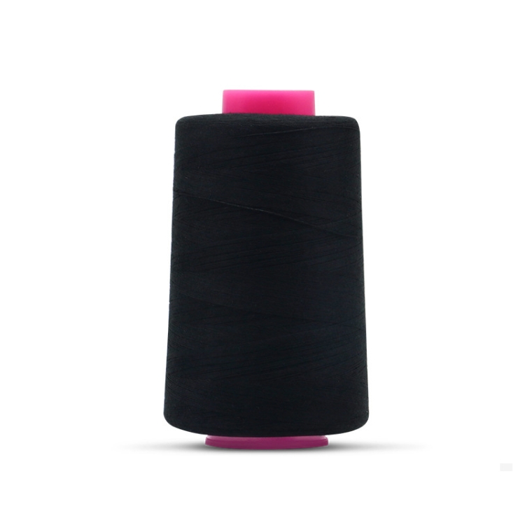 

5Rolls 40S/2 Sewing Thread Garment Polyester 5000 Yards Sewing Cotton Thread(Black)