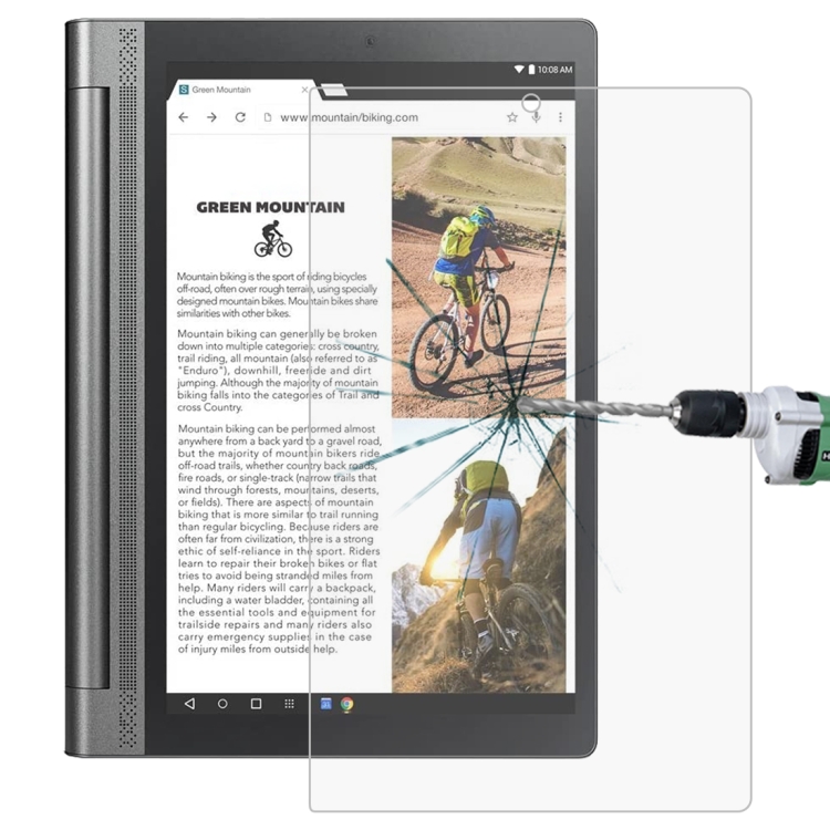 

For Lenovo Yoga Tab3 Pro-X90Y 10.1 9H 0.3mm Explosion-proof Tempered Glass Film