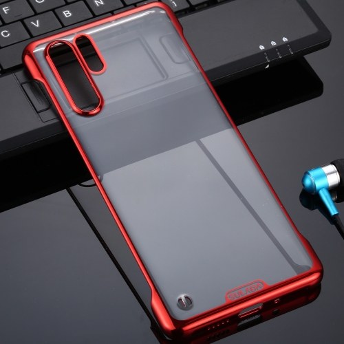 

For Huawei P30 Pro SULADA Borderless Drop-proof Vacuum Plating PC Case(Red)