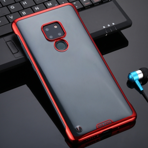 

For Huawei Mate 20 SULADA Borderless Drop-proof Vacuum Plating PC Case(Red)