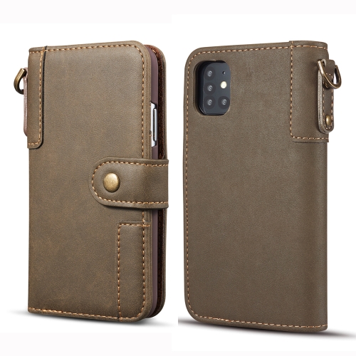

For Galaxy S20 Cowhide Texture Horizontal Flip Leather Case with Holder & Card Slots & Wallet & Lanyard(Coffee)