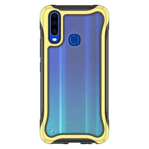 

For Vivo Y15 Blade Series Transparent AcrylicProtective Case(Yellow)