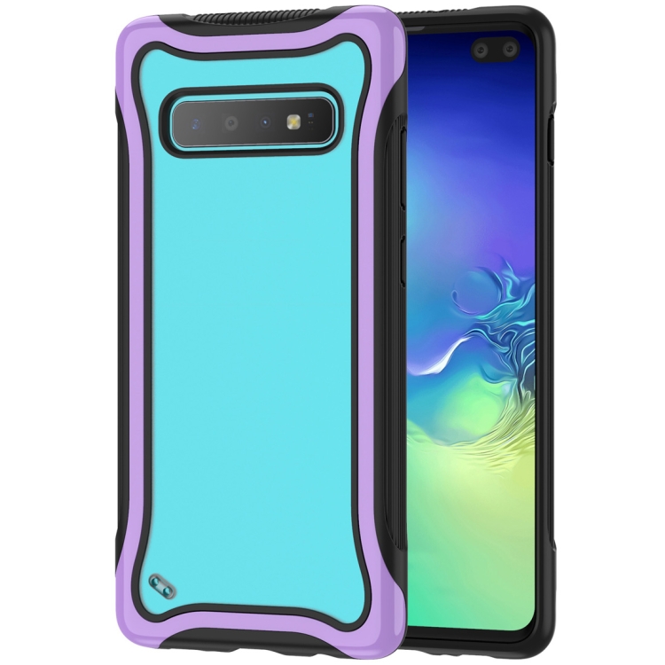

For Galaxy S10+ Blade Series Transparent AcrylicProtective Case(Purple)