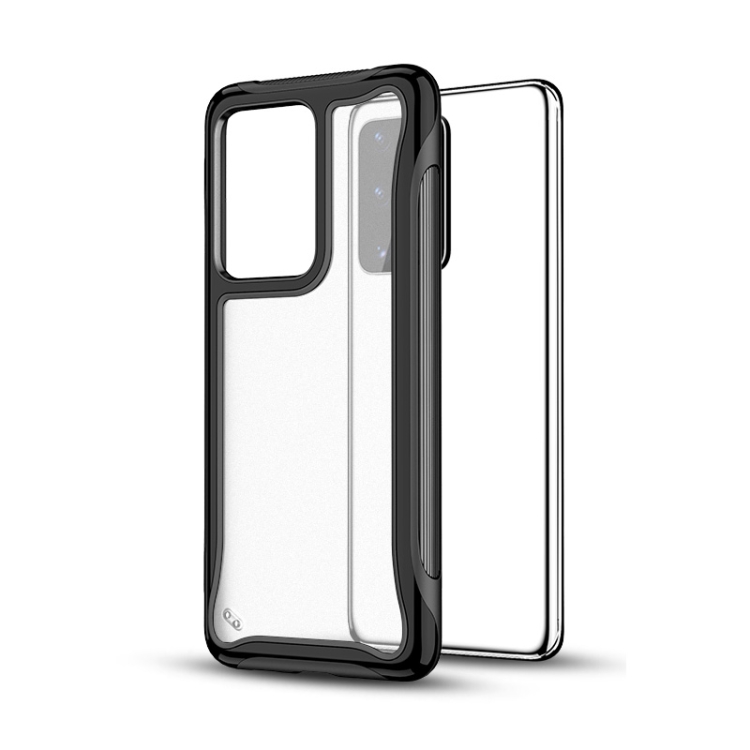 

For Galaxy S20 Blade Series Transparent AcrylicProtective Case(Black)
