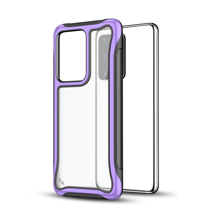 

For Galaxy S20+ Blade Series Transparent AcrylicProtective Case(Purple)