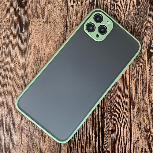 

For iPhone 11 Pro Shockproof Frosted TPU + PC Protective Case(Matcha Green)