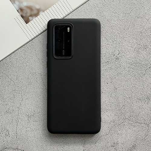 

For Huawei P40 Pro Shockproof Frosted TPU Protective Case(Black)