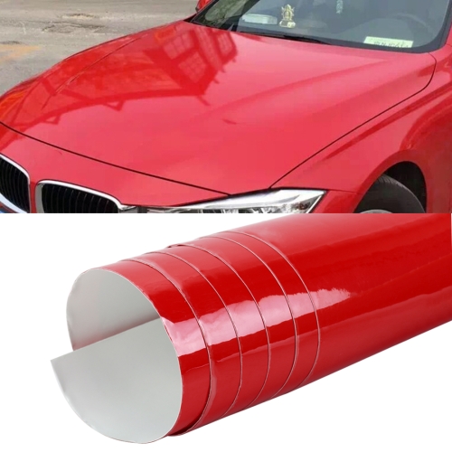 

5 x 0.5m Auto Car Decorative Wrap Film Crystal PVC Body Changing Color Film(Crystal Red Carmine)