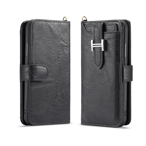 

For iPhone 11 Elegant Series H-type Buckle Horizontal Flip Leather Case with Card Slots & Wallet & Photo Frame(Black)