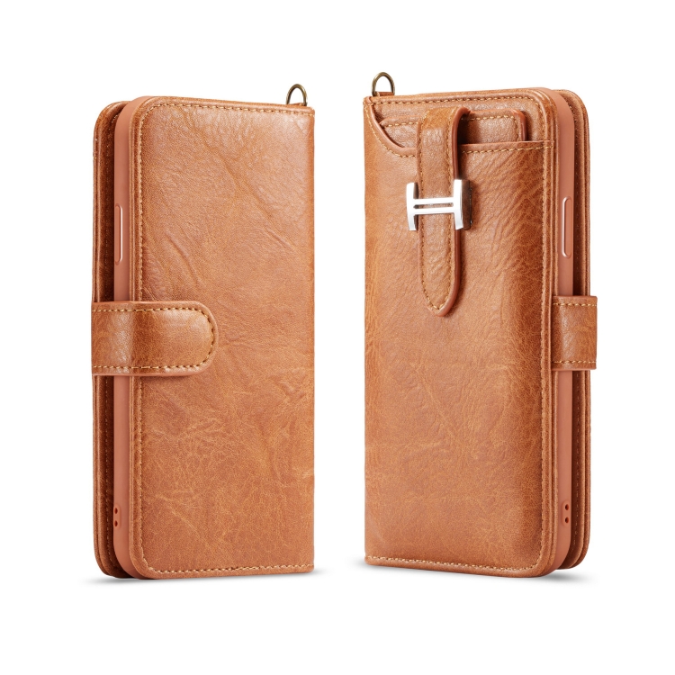 

For Galaxy Note 10 Plus Elegant Series H-type Buckle Horizontal Flip Leather Case with Card Slots & Wallet & Photo Frame(Brown)