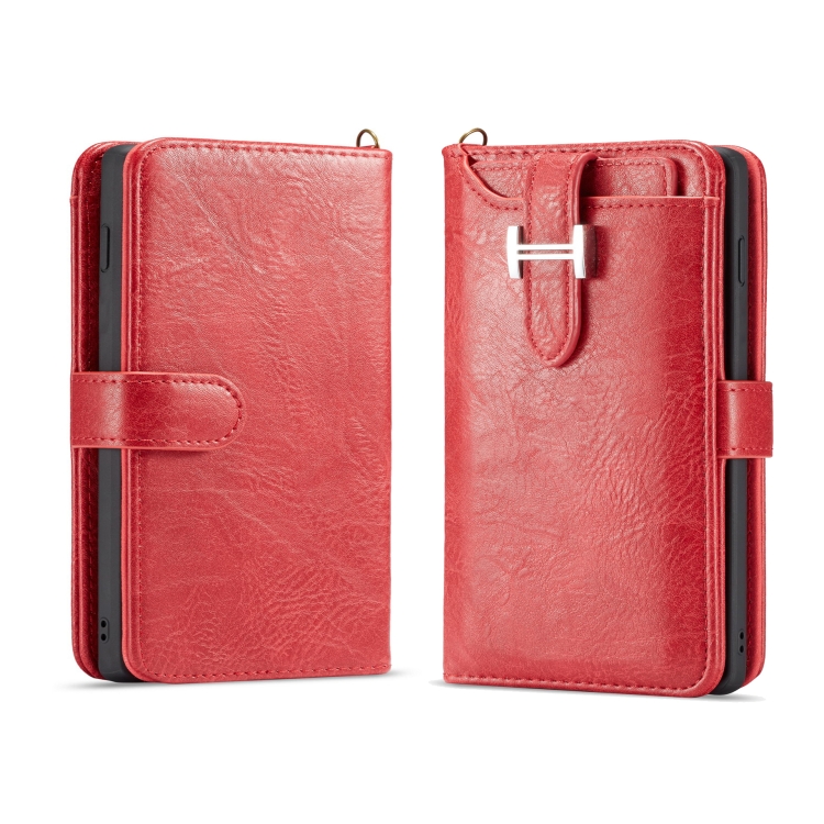 

For Galaxy S10 Plus Elegant Series H-type Buckle Horizontal Flip Leather Case with Card Slots & Wallet & Photo Frame(Red)