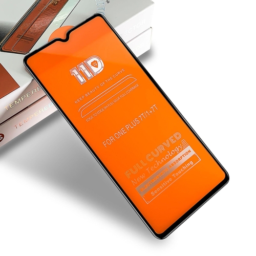 

For OnePlus 7T mietubl Scratchproof 11D HD Full Glue Full Curved Screen Tempered Glass Film