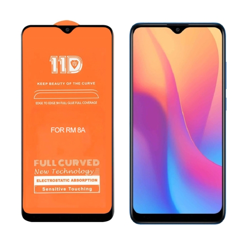 

For Xiaomi Redmi 8A mietubl Scratchproof 11D HD Full Glue Full Curved Screen Tempered Glass Film