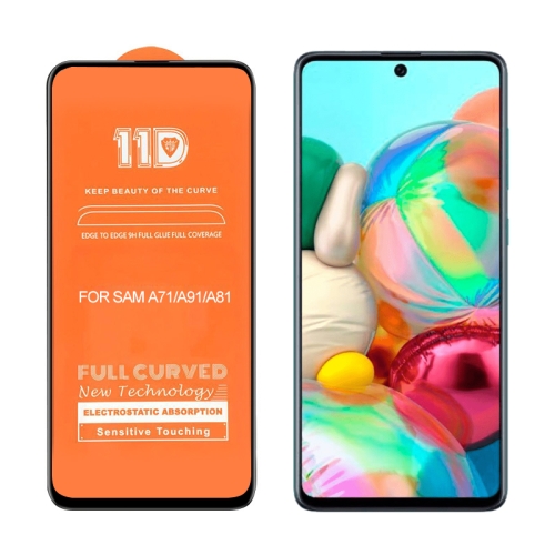 

For Galaxy A81 mietubl Scratchproof 11D HD Full Glue Full Curved Screen Tempered Glass Film