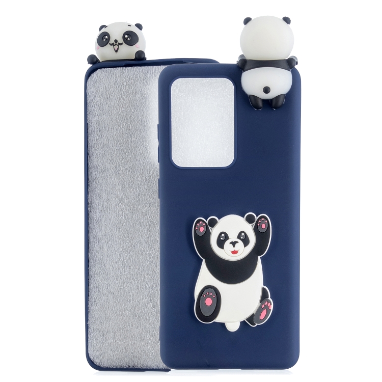 

For Huawei P40 Shockproof 3D Lying Cartoon TPU Protective Case(Panda)