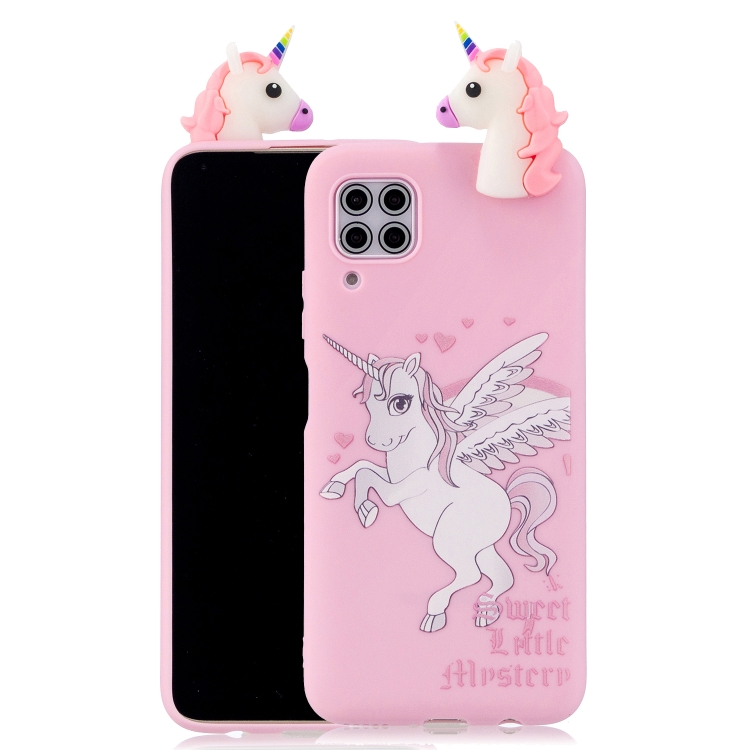 

For Huawei P40 Lite Shockproof Cartoon TPU Protective Case(Unicorn)