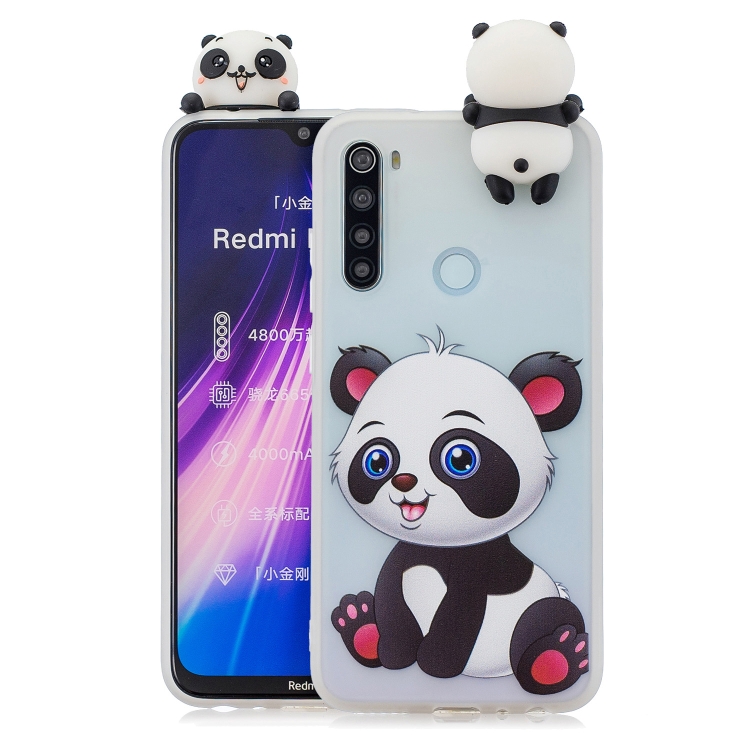 

For Xiaomi Redmi Note 8T Shockproof Cartoon TPU Protective Case(Panda)