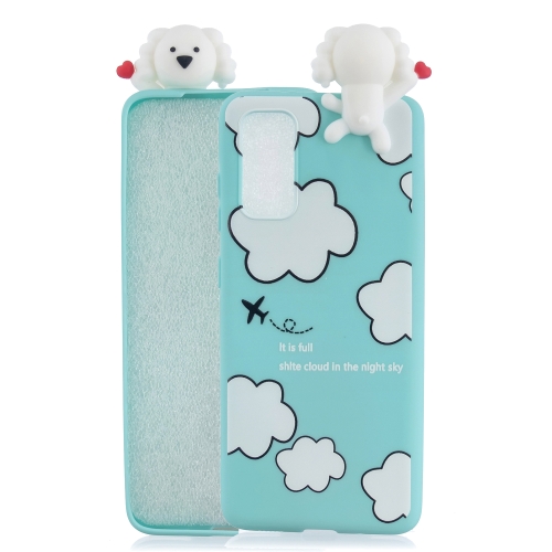 

For Galaxy A51 Shockproof Cartoon TPU Protective Case(Clouds)