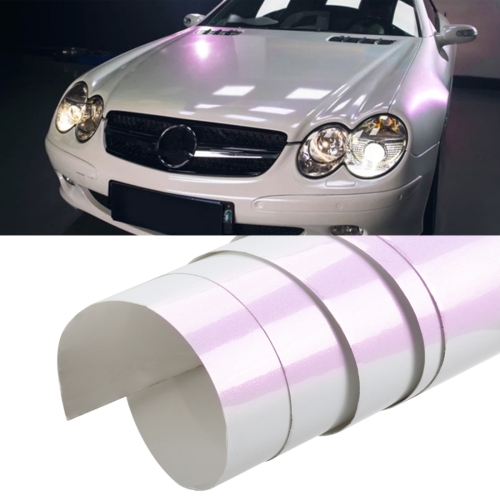 

5 x 0.5m Auto Car Decorative Wrap Film Diamond White Discoloration PVC Body Changing Color Film(Purple)