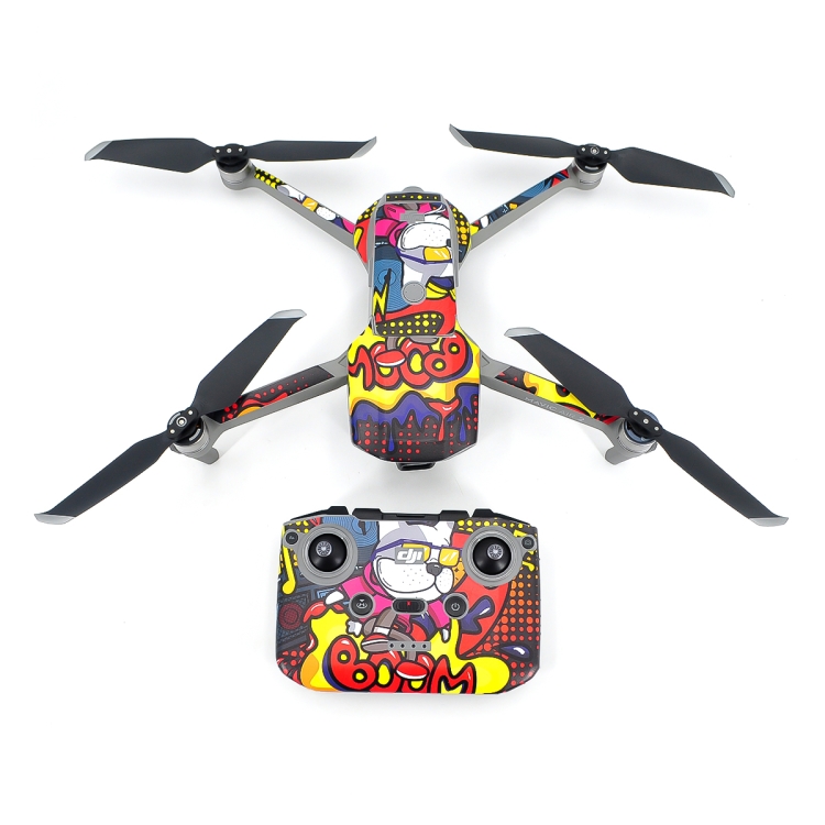 

STARTRC For DJI Mavic Air 2 PVC Machine Body + Remote Control + Battery Decorative Stickers Set(Animated Graffiti)
