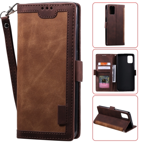 

For Huawei P40 Pro Retro Splicing Horizontal Flip Leather Case with Card Slots & Holder & Wallet(Brown)