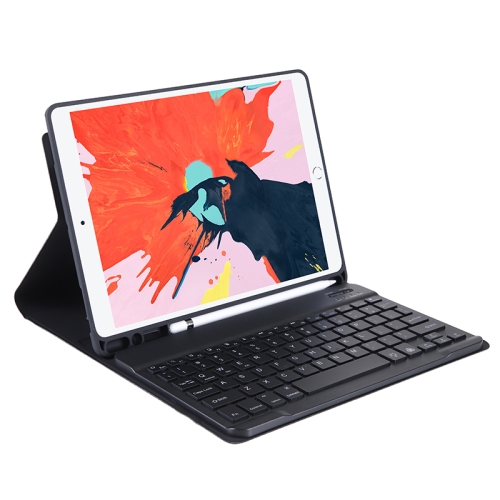 

T11B 2020 For iPad 11 inch (2020 / 2018) TPU Candy Color Ultra-thin Bluetooth Keyboard Protective Case with Stand & Pen Slot(Black)