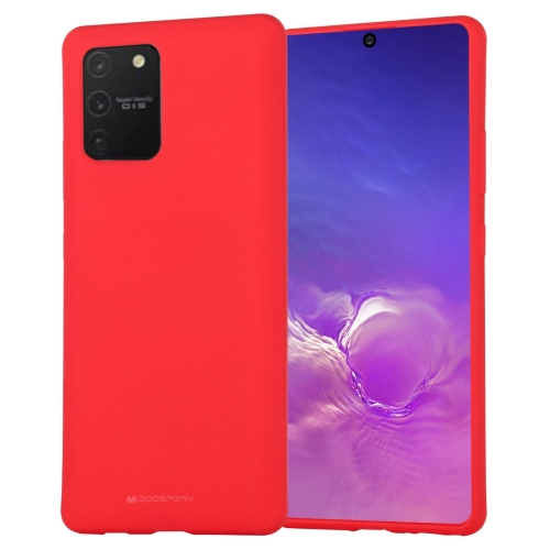 

For Galaxy S10 Lite GOOSPERY SF JELLY TPU Shockproof and Scratch Case(Red)