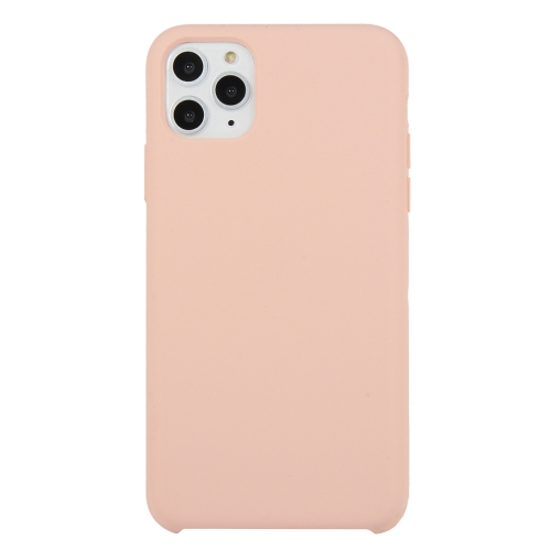 

For iPhone 11 Pro Solid Color Solid Silicone Shockproof Case(Sand Powder)
