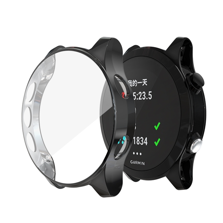 

For Garmin Forerunner 935 TPU Electroplated Watch Case(Black)