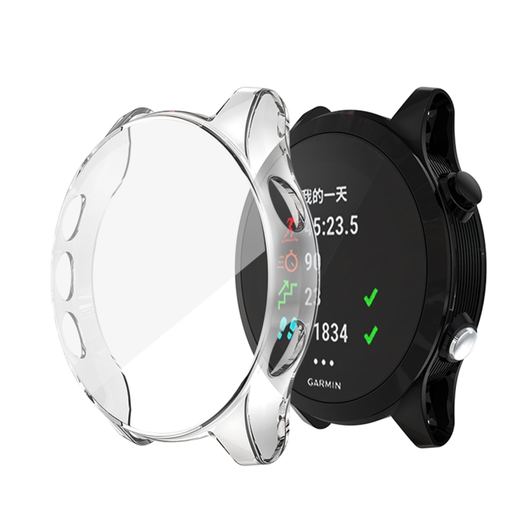 

For Garmin Forerunner 935 TPU Electroplated Watch Case(Transparent)