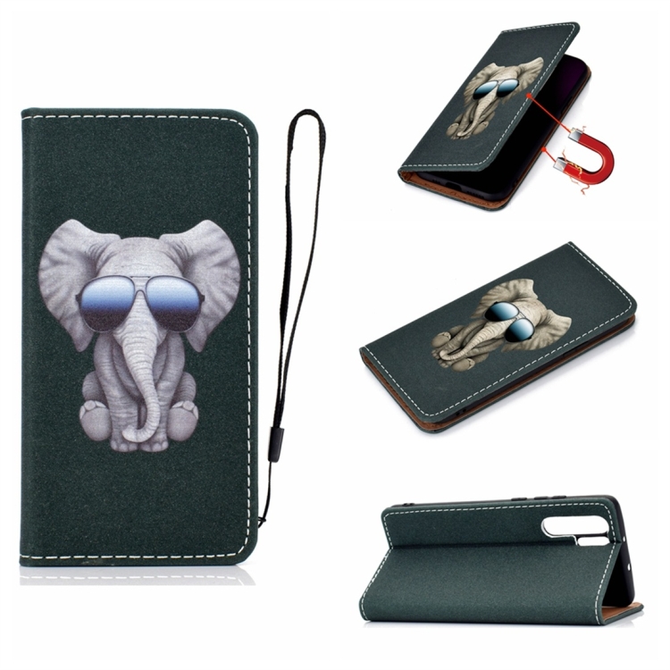 

For Huawei P30 Pro 3D Painting Horizontal Flip Leather Case with Holder & Card Slot & Lanyard(Elephant)