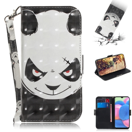 

For Xiaomi Redmi Note 9S & Note 9 Pro Max 3D Colored Drawing Horizontal Flip Leather Case with Holder & Card Slot & Wallet & Lanyard(Angry Bear)