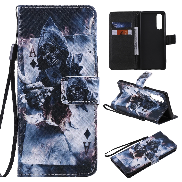

For Sony XZ5 Painting Horizontal Flip Leather Case with Holder & Card Slot & Lanyard(Magician)