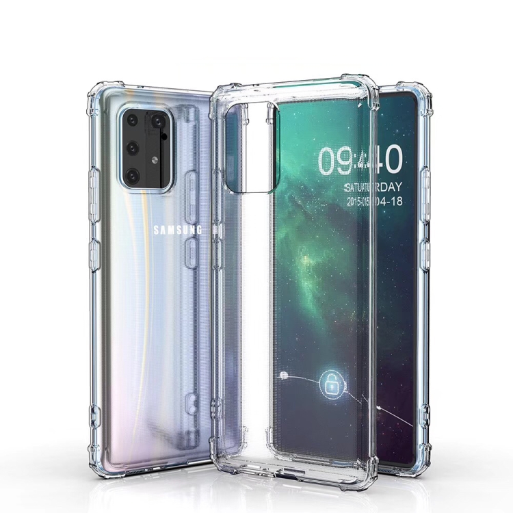 

For Galaxy A91 / S10 Lite Shockproof Transparent TPU Protective Case