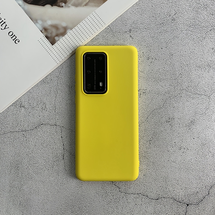 

For Huawei P40 Pro+ Shockproof Frosted TPU Protective Case(Yellow)
