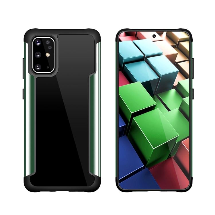 

For Galaxy S20 Plus Iron Man Series Metal PC + TPU Protective Case(Green)