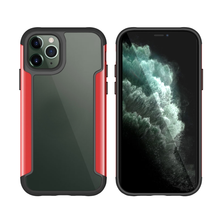 

For iPhone 11 Iron Man Series Metal PC + TPU Protective Case(Red)