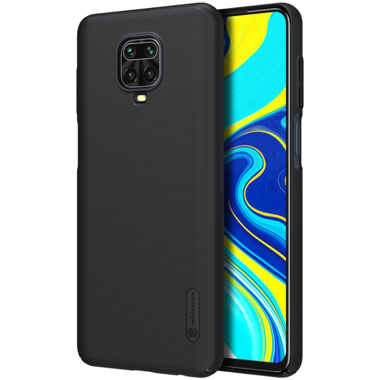 

For Xiaomi Redmi Note 9 Pro NILLKIN Frosted Concave-convex Texture PC Protective Case(Black)