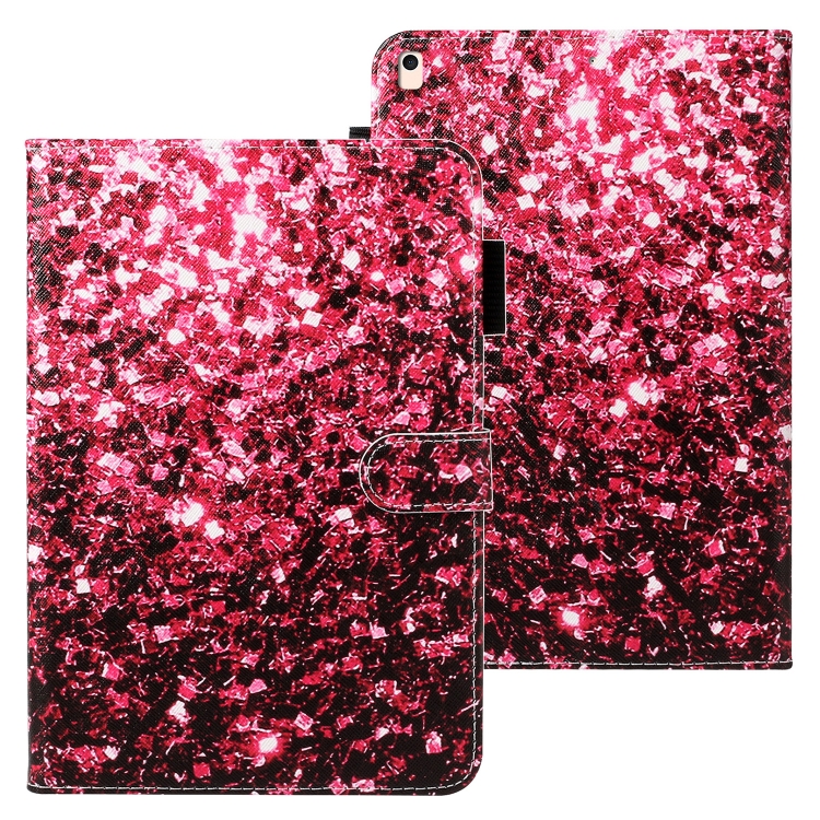 

For iPad 10.2 Cross Texture Painted Horizontal Leather Case with Sleep / Wake-up Function & Card Slot & Holder & Wallet(Debris)