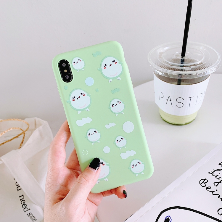 

For iPhone XS Max TPU Matte Mobile Phone Case(Multiple Avocados)
