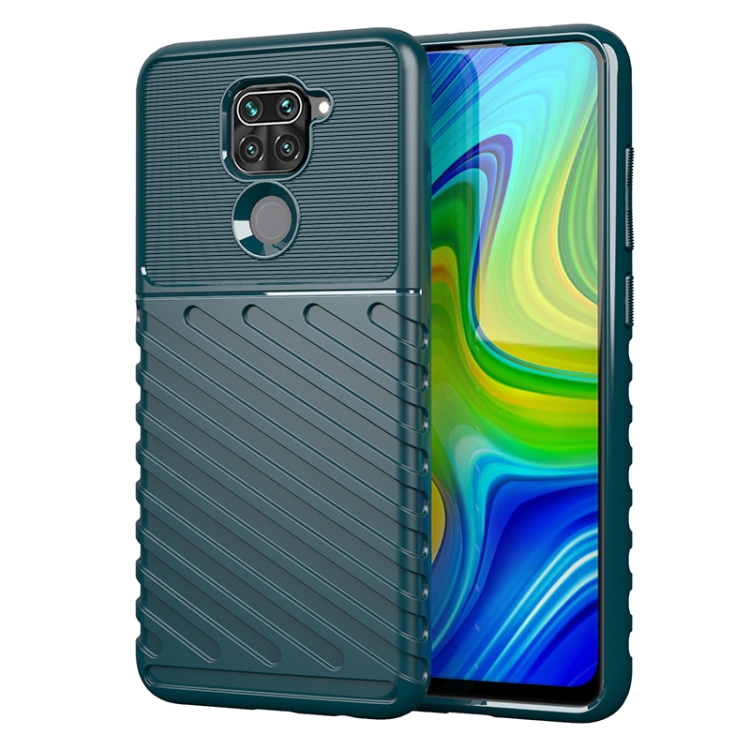 

For Xiaomi Redmi Note 9 Thunderbolt Shockproof TPU Soft Case(Green)