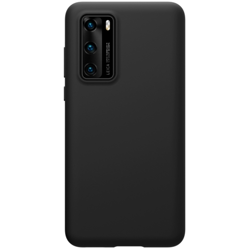

For Huawei P40 NILLKIN Feeling Series Shockproof Liquid Silicone Protective Case(Black)