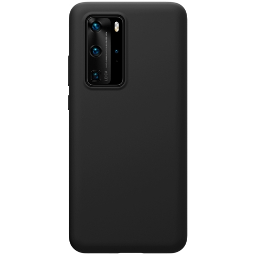 

For Huawei P40 Pro NILLKIN Feeling Series Shockproof Liquid Silicone Protective Case(Black)