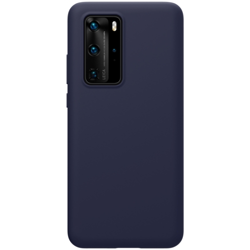 

For Huawei P40 Pro NILLKIN Feeling Series Shockproof Liquid Silicone Protective Case(Blue)