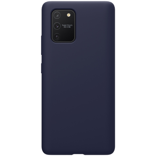 

For Galaxy S10 Lite NILLKIN Feeling Series Shockproof Liquid Silicone Protective Case(Blue)