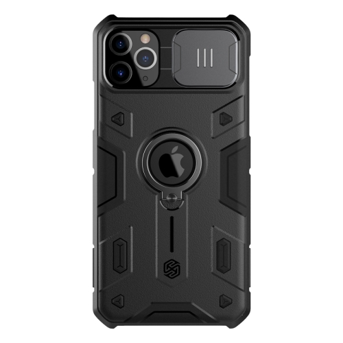 

For iPhone 11 Pro NILLKIN Shockproof CamShield Armor Protective Case with Invisible Ring Holder(Black)